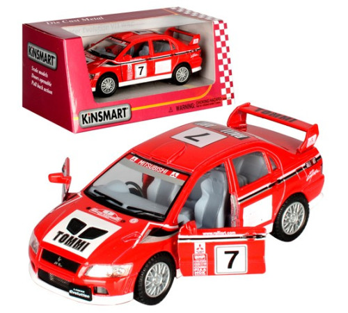 Машина метал. Mitsubishi Lancer Evolution VII (KT5048W)